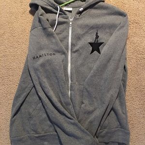 Hamilton the Musical Grey Hoodie Official